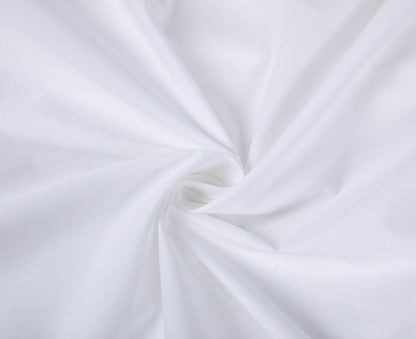 [PSV152-WH]ComfortAce Vanern Classic Laken 150x260 cm – 100% Katoen 200T, Wit, Ademend en Huidvriendelijk Bedlaken – OEKO-TEX Gecertificeerd